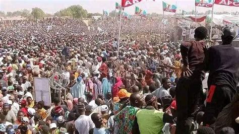 Moment Sokoto Stood Still For Tinubu With Gargantuan Crowd Videos