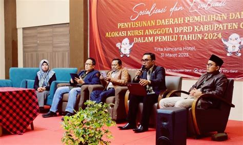 Akan Ada 6 Dapilkpu Garut Sosialisasikan Penambahan Dapil Pada Pemilu 2024 Berita