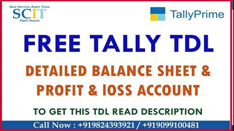 Print Detailed Balance Sheet For Tally Prime Detailed Balance Sheet And Pandloss In Tally Free