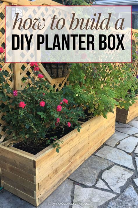 How To Build A Large Diy Planter Box Gardener S Oasis