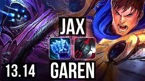 Jax Vs Garen Top Games K Mastery Dominating Kr