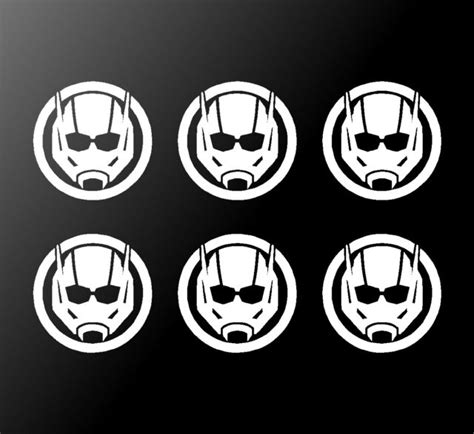 Ant Man Set Of 6 Vinyl Decals Marvel Ant Man Logo Stickers Ebay