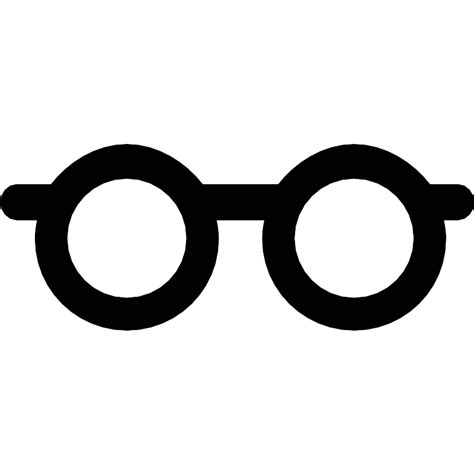 Round Glasses Vector Png