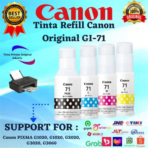 Jual Tinta Canon Gi Gi Refill Original Printer G G G