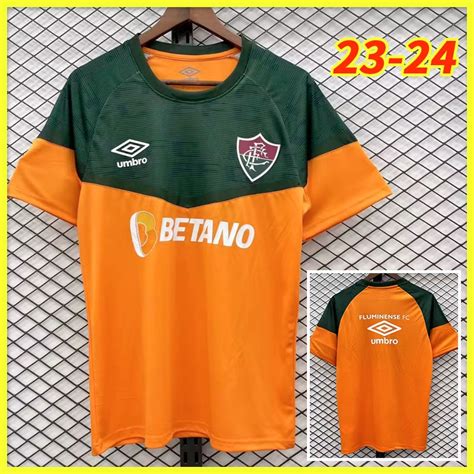 Nova Camisa Fluminense Laranja Para Adultos De Futebol Masculino