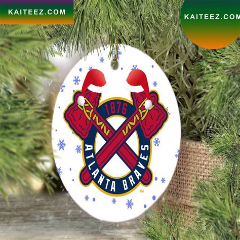 Atlanta Braves Logo World Series Champions Mlb Christmas Ornament