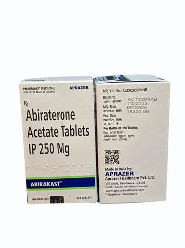 Abirakast Mg Tablets At Rs Bottle Abiraterone Acetate Tablets