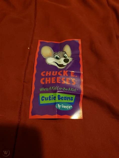 Chuck E Cheese Cutie Beans Plush Toys Fiesta Special Edition