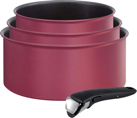 Amazon Tefal Ingenio Performance Red Gamay Induction Cookware 4