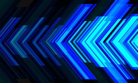 Abstract Blue Arrow Light Direction Technology Futuristic Design