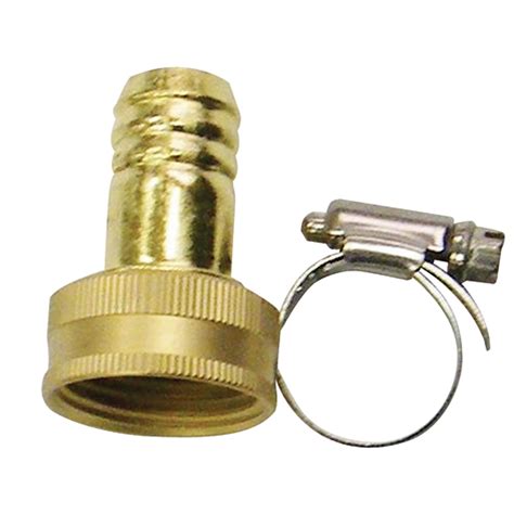 Rainwave 1 2 Brass Female Hose Repair Coupling With Clamp Watering