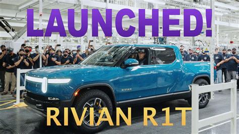 RIVIAN LAUNCHED First Production R1T Rolls Off The Line Rivian Dad