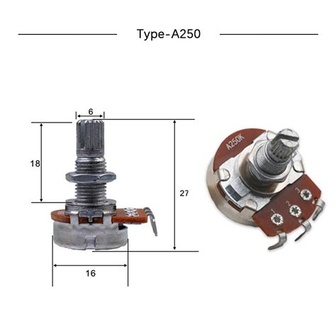 A K B K A K B K Split Shaft Mm Guitar Volume Tone Pots