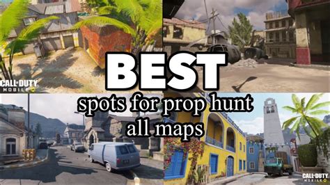 Cod Mobile Best Prop Hunt Spots For All Maps Youtube