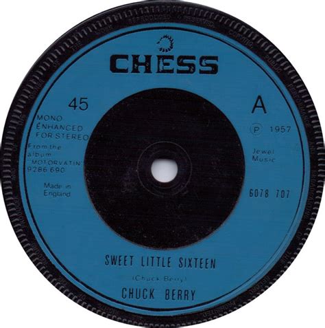 Chuck Berry – Sweet Little Sixteen / Guitar Boogie (Vinyl) - Discogs