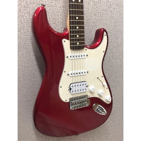 2006 Fender 60th Anniversary Standard Stratocaster Hss Chrome Red Wcase Mim