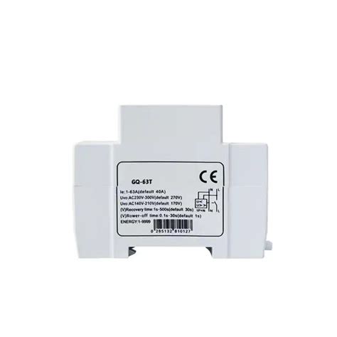 A V In Display Din Rail Adjustable Over Under Voltage Surge