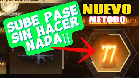 Mw Glitch Como Subir Pas D Batalla R Pido Warzone Youtube