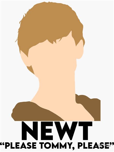 The Maze Runner Newt Sticker For Sale By Mirtings Redbubble