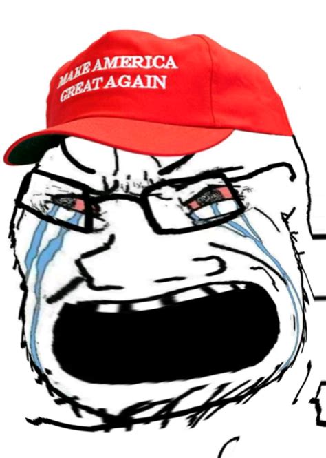 Crying Maga Wojak Blank Template Imgflip