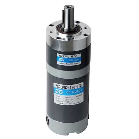 Zd Round Flange Bldc Brushless Dc Planetary Geared Motor With Gearbox