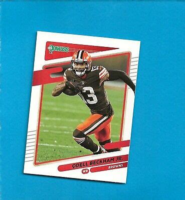 2021 Panini Donruss 198 Odell Beckham Jr Cleveland Browns EBay