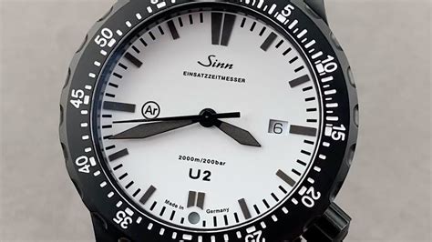 Sinn Diving Watch U2 W Limited Edition U2 W Le Sinn Watch Review Youtube