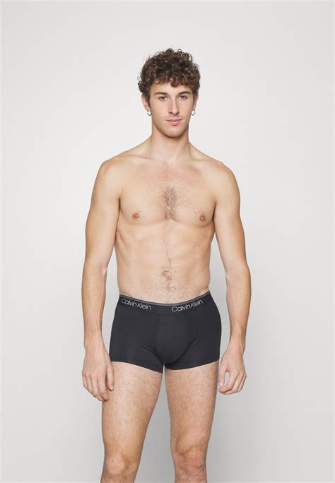 Calvin Klein Underwear Low Rise Trunk 3 Pack Panties Black Sort Zalando Dk