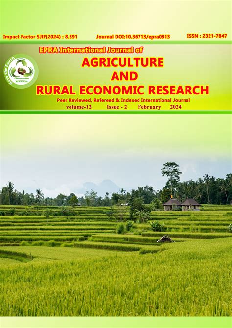 Epra International Journal Of Agriculture And Rural Economic Research