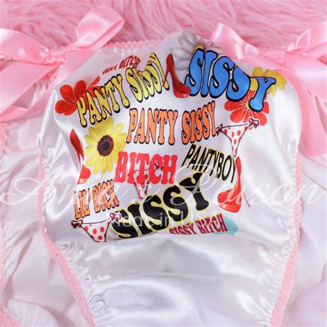 Sissy SATIN Panties Shiny Wetlook Humiliation Naughty Mens String Bikini Sissy Panties