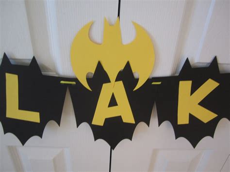 Batman Birthday Banner Personalized With Name - Etsy