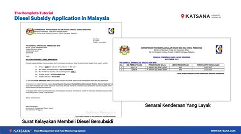 Panduan Permohonan Subsidi Diesel Malaysia Katsana Integrated Vehicle