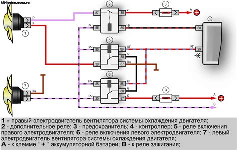 Схема подключения вентиляторов нива шевроле