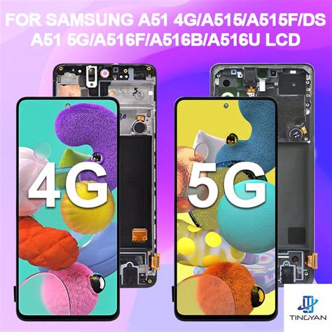 OLED A516 Para Samsung Galaxy A51 5G Digitalizador De Tela LCD Touch