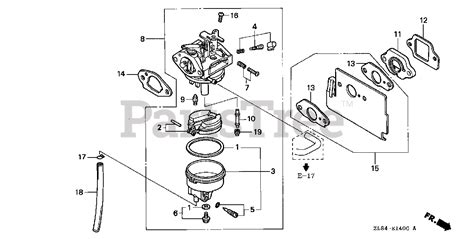 Honda Gc Replacement Parts Honda Gc Series Horizontal Oh