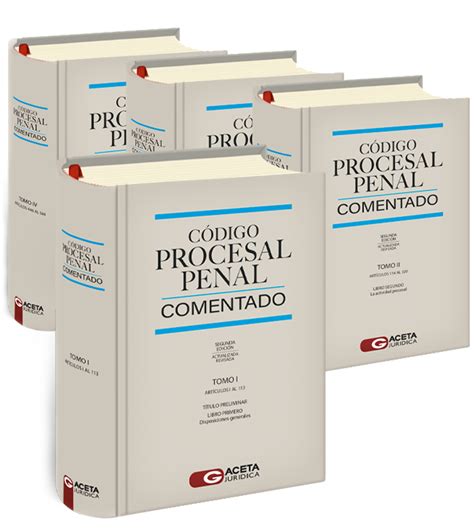 Código procesal penal comentado 4 tomos Jurista editores