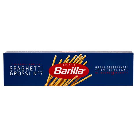 Barilla Pasta Spaghetti Grossi N7 100 Grano Italiano 500g Carrefour