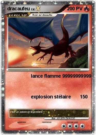 Pokémon dracaufeu 1361 1361 lance flamme 99999999999 Ma carte Pokémon