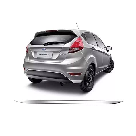 Friso Traseira Porta Malas Cromado Resinado New Fiesta Hatch Shopee