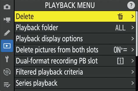 Chapter Playback Menu David Busch S Nikon Z Z Guide To Digital