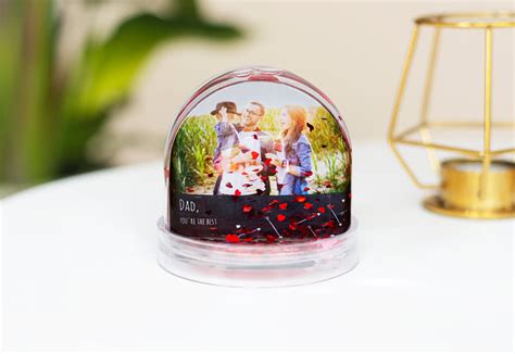 Personalised Photo Snow Globe Photo Gifts Smartphoto