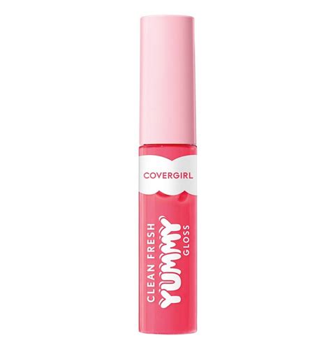 COVERGIRL Clean Fresh Yummy Lip Gloss, 400 Glamingo Pink, 0.33 fl oz ...