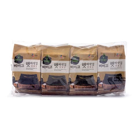 Bibigo Savory Roasted Seaweed 8pk Weee