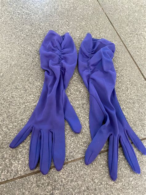 Stunning Indigo Evening Gloves Etsy