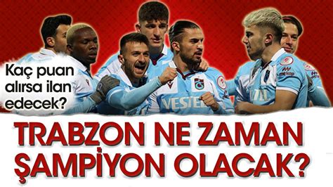 Süper Lig de Trabzonspor adım adım şampiyonluğa koşuyor Fırtına 16