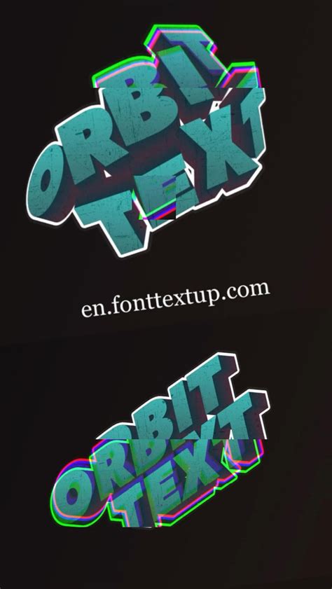 3d Text Effect Neon Title Online Text Generator Create Cool Text Maker