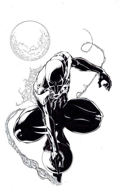 Spidey 2099 Inks By TonyKordos Spiderman Drawing Marvel Drawings