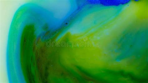 Motion Color Drop In Water Ink Swirling In Colorful Ink Abstraction