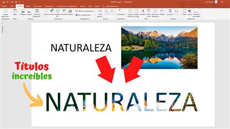 T Tulos Incre Bles Como Combinar Imagen Y Texto En Powerpoint Youtube