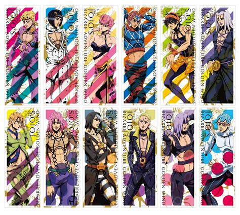 Jojos Bizarre Adventure Golden Wind Character Poster Collection 2